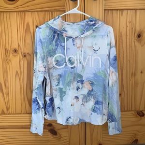 Calvin Klein performance stretch hooded shirt